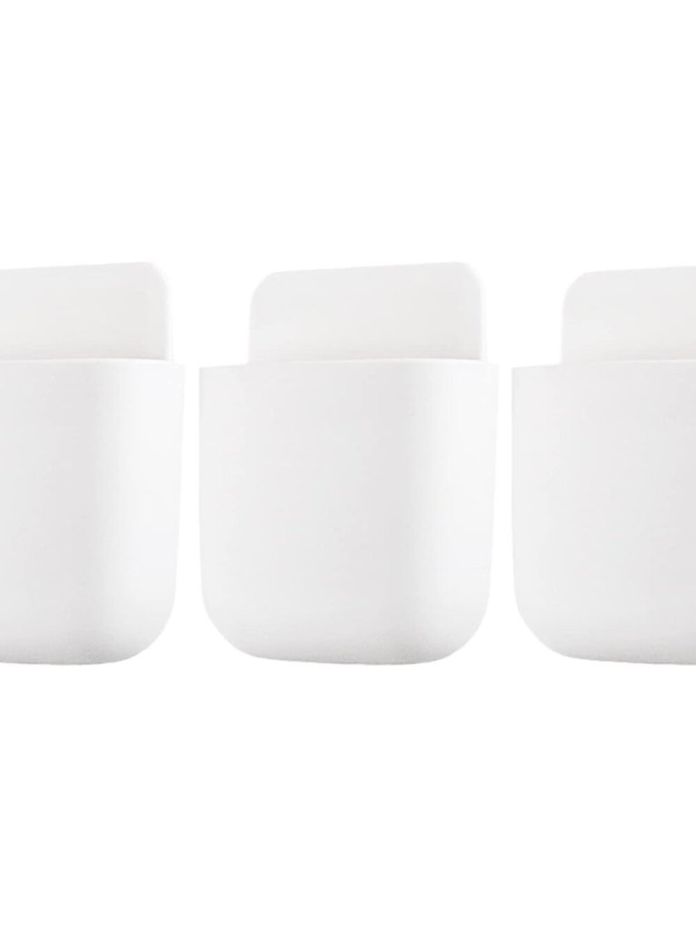 3 Pcs Remote Control Holder, Wall Mount Pen Holder Hole-Free Self Adhesive Phone